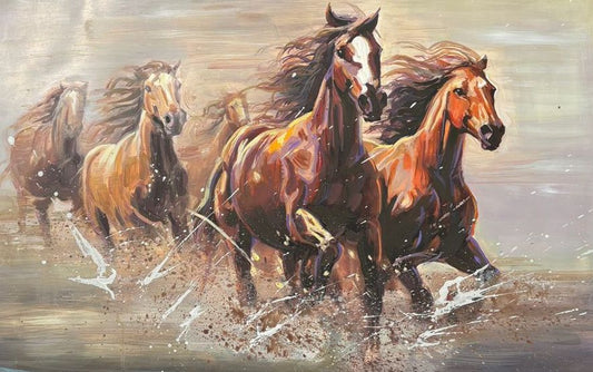 Horses abstract